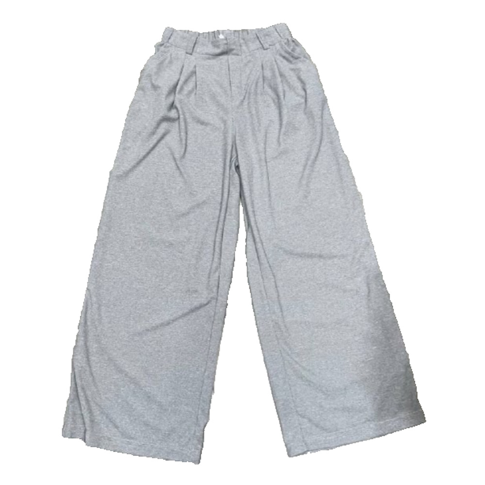 Halara Flex High Waisted Pocket Wide Leg Y2K Work Pants Gray Medium A007089 - Picture 3 of 11